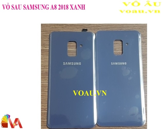VỎ SAU SAMSUNG A8 2018 MÀU XANH