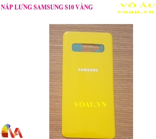 NẮP LƯNG SAMSUNG S10 MÀU VÀNG
