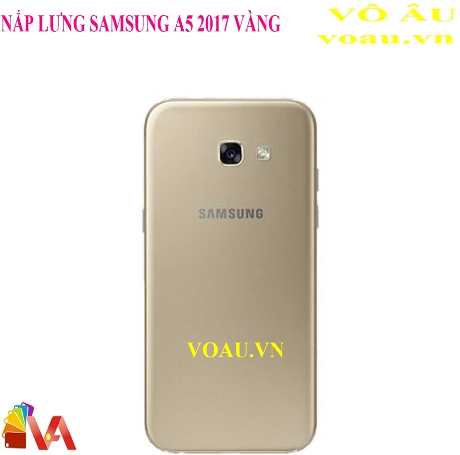 NẮP LƯNG SAMSUNG A5 2017 MÀU VÀNG