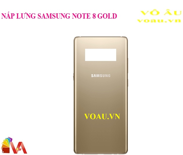 NẮP LƯNG SAMSUNG NOTE 8 MÀU GOLD