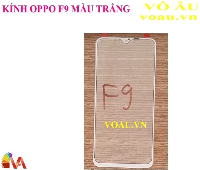 KÍNH OPPO F9 MÀU TRẮNG