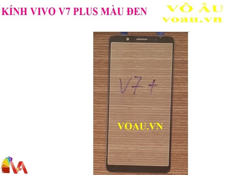 KÍNH VIVO V7 PLUS MÀU ĐEN