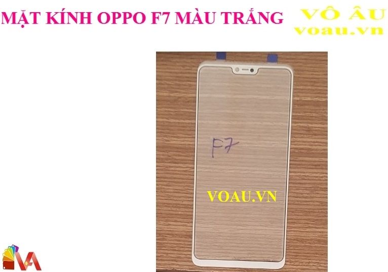 MẶT KINH OPPO F7 MÀU TRẮNG