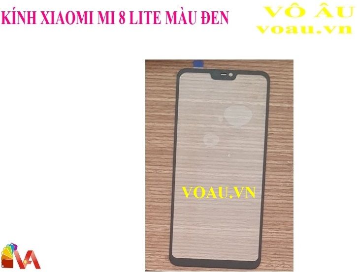 KÍNH XIAOMI MI 8 LITE MÀU ĐEN