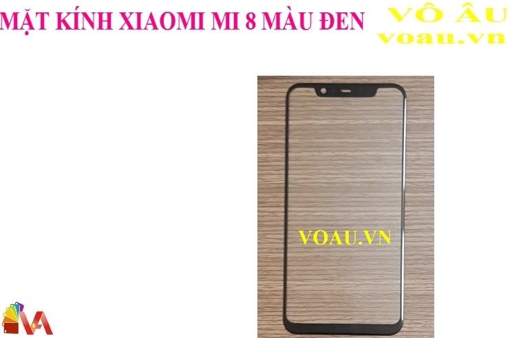 MẶT KÍNH XIAOMI MI 8 MÀU ĐEN