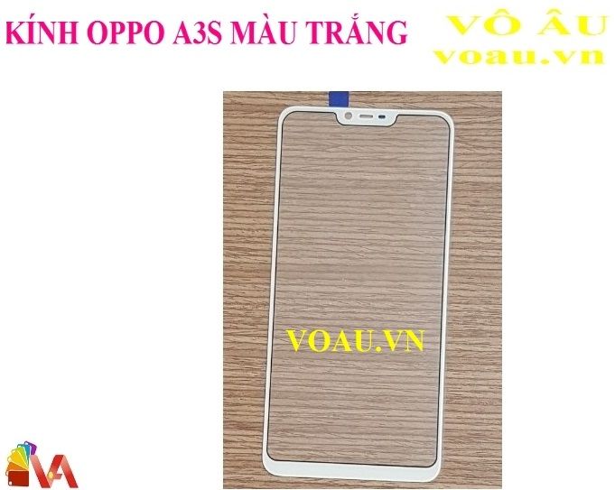 KÍNH OPPO A3S MÀU TRẮNG