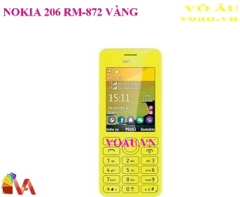 NOKIA 206 RM-872 MÀU VÀNG