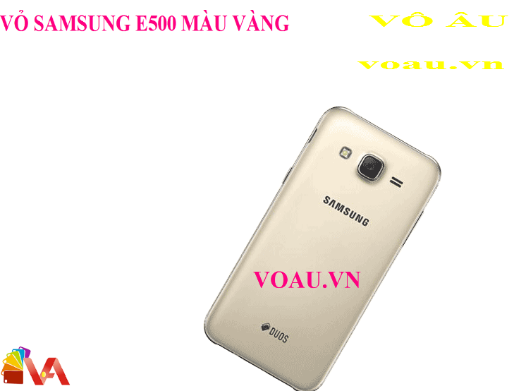 VỎ BỘ SAMSUNG E500 MÀU VÀNG