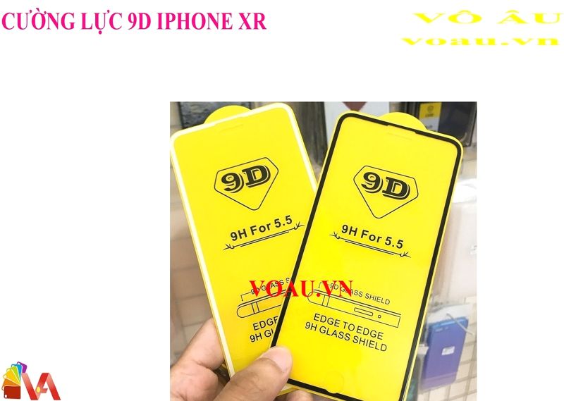 MIẾNG DÁN CƯỜNG LỰC IPHONE XR 9D