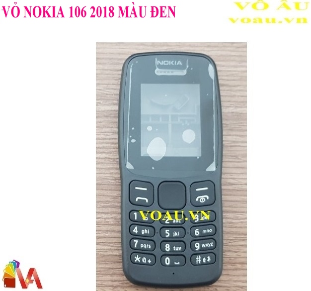 VỎ NOKIA 106 2018 MÀU ĐEN