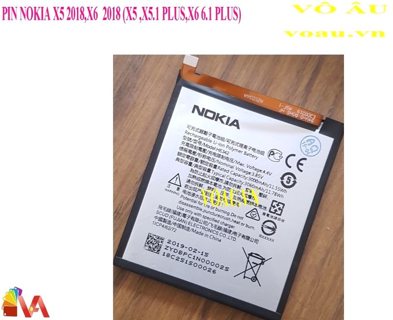 PIN NOKIA X6 NOKIA 6.1 PLUS