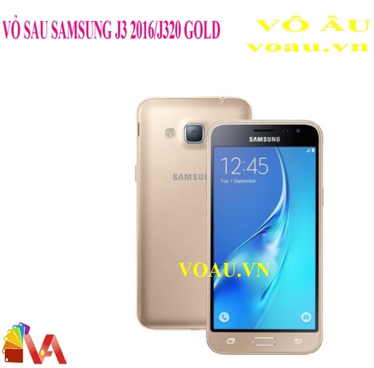 VỎ SAU SAMSUNG J3 2016 MÀU GOLD