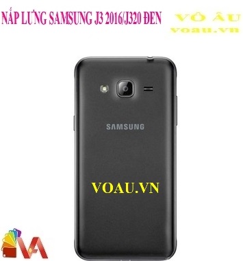 NẮP LƯNG ZIN SAMSUNG J3 2016 MÀU ĐEN