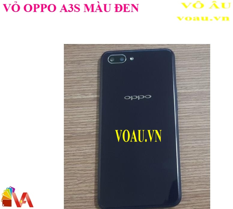 VỎ BỘ OPPO A3S FULL MÀU ĐEN