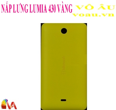 NẮP LƯNG ĐẬY PIN LUMIA 430 MÀU VÀNG