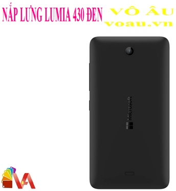 NẮP LƯNG ĐẬY PIN LUMIA 430 MÀU ĐEN