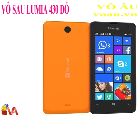 VỎ LUMIA 430 MÀU ĐỎ