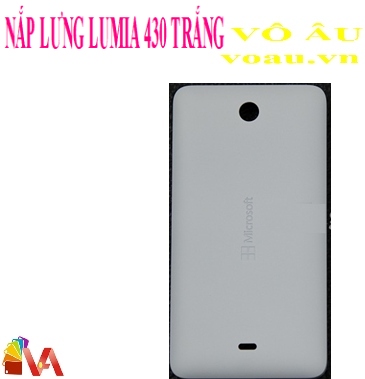 NẮP LƯNG ĐẬY PIN LUMIA 430 MÀU TRẮNG