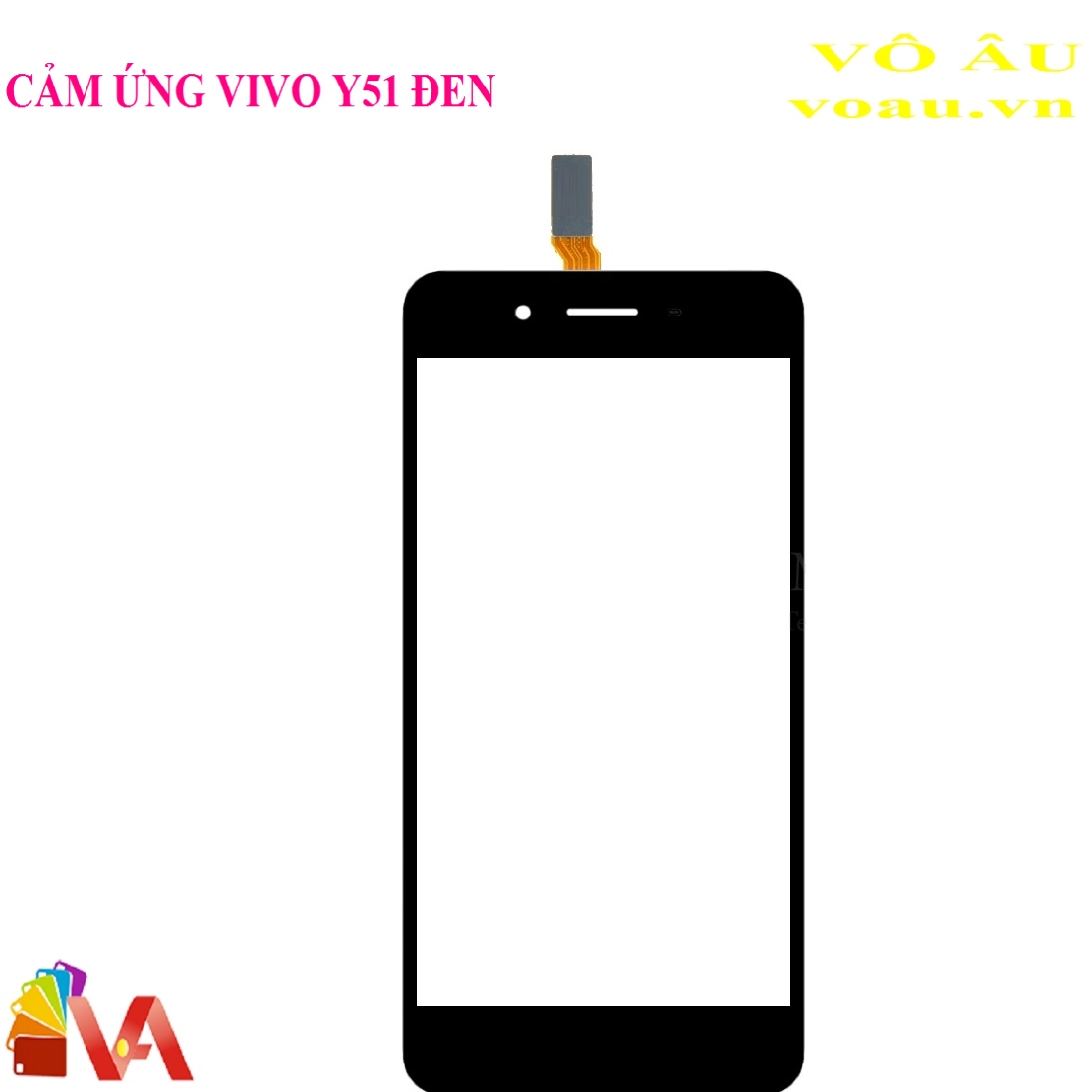 MẶT CẢM ỨNG VIVO Y51 MÀU ĐEN