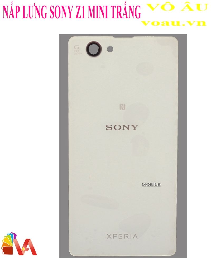 NẮP LƯNG ĐẬY PIN SONY Z1 MINI MÀU TRẮNG