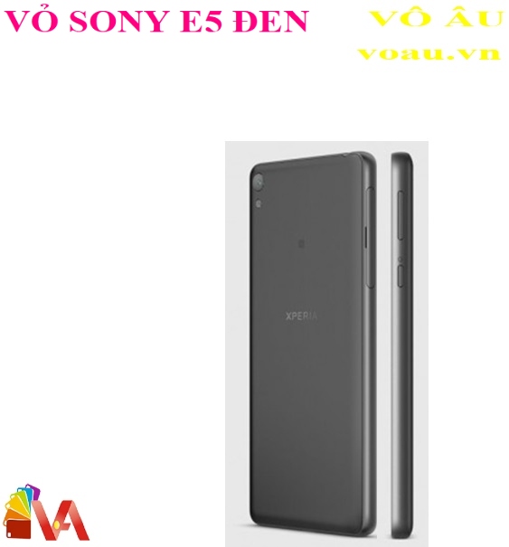 BỘ VỎ SONY E5 MÀU ĐEN CÓ NÚT