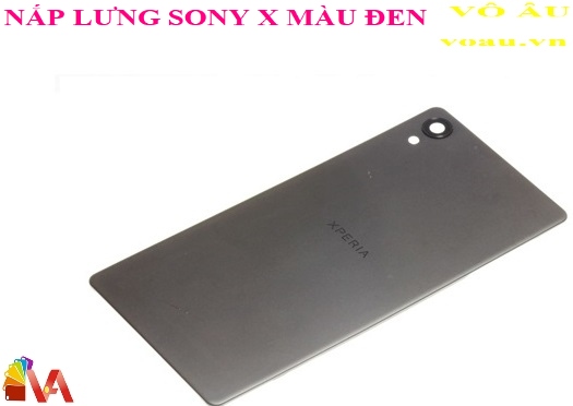 NẮP LƯNG ĐẬY PIN SONY X MÀU ĐEN ZIN MÁY