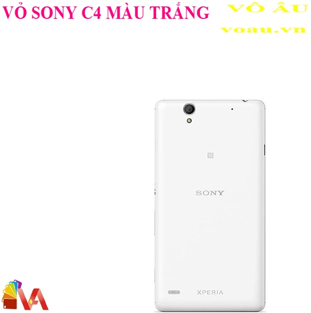 BỘ VỎ SONY C4 MÀU TRẮNG CÓ NÚT