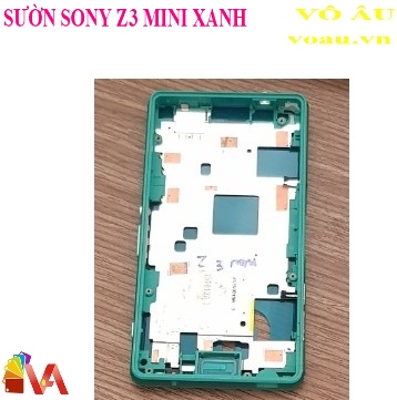 KHUNG SƯỜN SONY Z3 MINI MÀU XANH