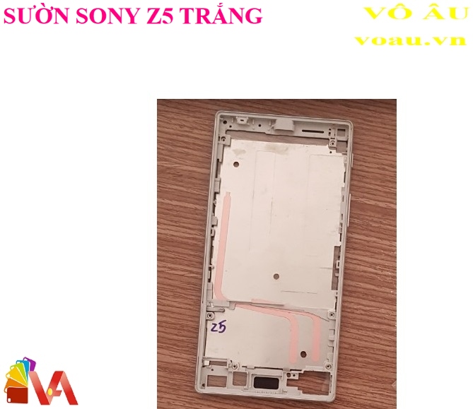 KHUNG SUỜN SONY Z5 MÀU TRẮNG