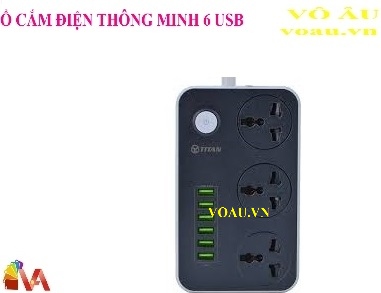 Ổ CẮM ĐIỆN THÔNG MINH 6 USB