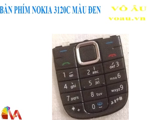 BÀN PHÍM NOKIA 3120C MÀU ĐEN