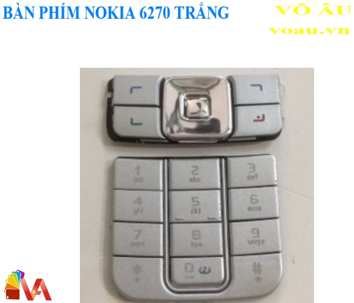 BÀN PHÍM NOKIA 6270 MÀU TRẮNG