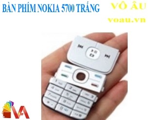 BÀN PHÍM NOKIA 5700 MÀU TRẮNG