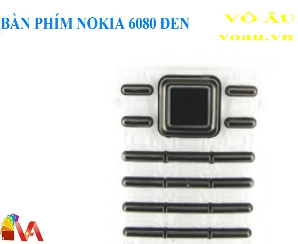 BÀN PHÍM NOKIA 6080 MÀU ĐEN