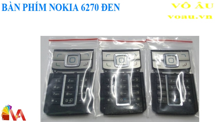 BÀN PHÍM NOKIA 6270 MÀU ĐEN