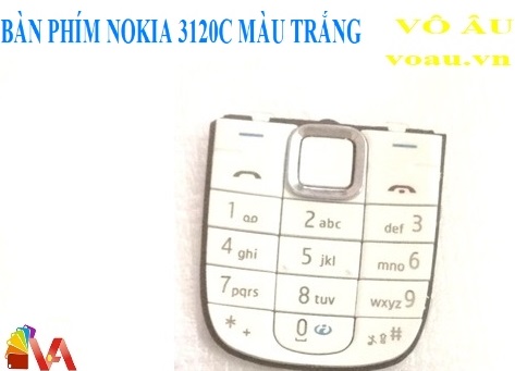 BÀN PHÍM NOKIA 3120C MÀU TRẮNG