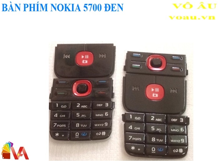 BÀN PHÍM NOKIA 5700 MÀU ĐEN