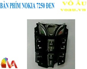 BÁN PHÍM NOKIA 7250 MÀU ĐEN