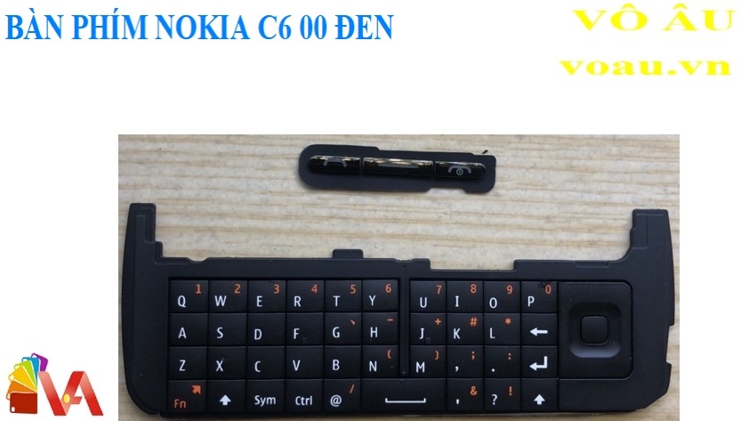 BÀN PHÍM NOKIA C6 00 MÀU ĐEN