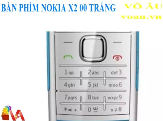 BÀN PHÍM NOKIA X2 00 MÀU TRẮNG