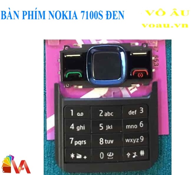 BÁN PHÍM NOKIA 7100S MÀU ĐEN