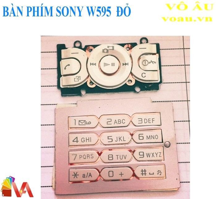 BÀN PHÍM SONY W595 MÀU ĐỎ