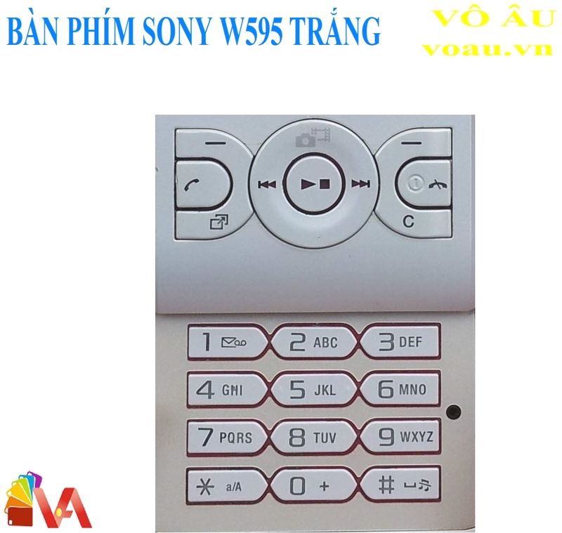 BÀN PHÍM SONY W595 MÀU TRẮNG