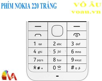 PHÍM NOKIA 220 MÀU TRẮNG