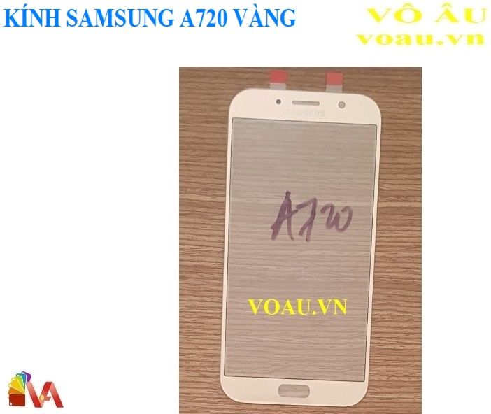 KÍNH SAMSUNG A720 MÀU VÀNG