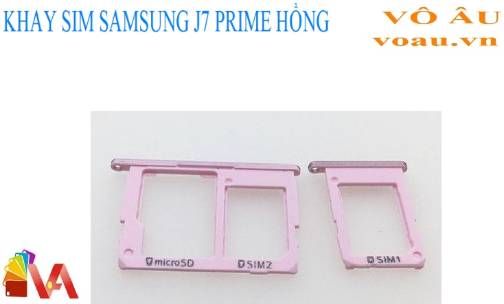 KHAY SIM SAMSUNG J7 PRIME MÀU HỒNG