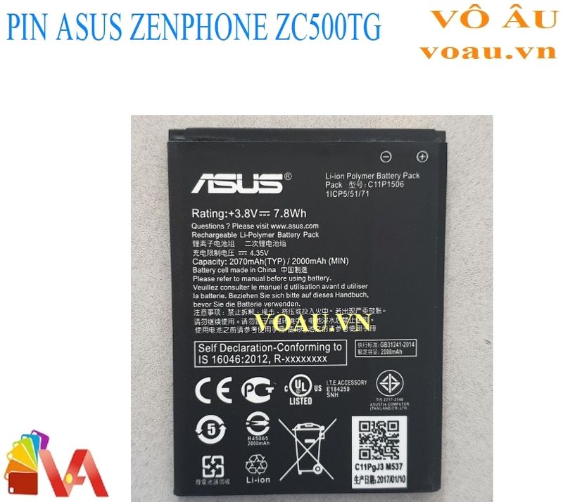 PIN ASUS ZENPHONE ZC500TG