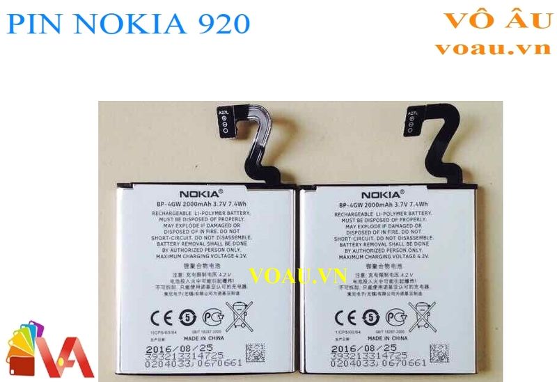 PIN NOKIA 920