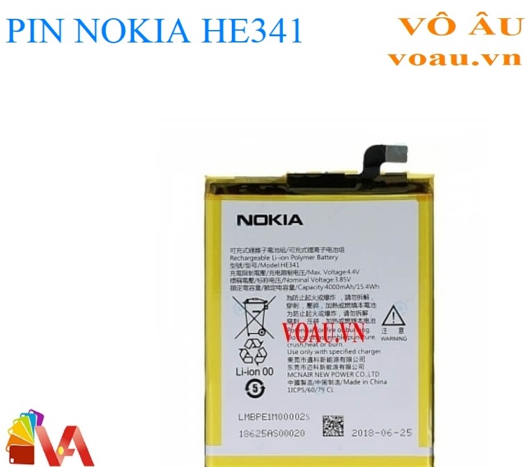 PIN NOKIA HE341