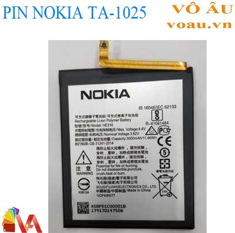 PIN NOKIA TA-1025